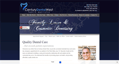 Desktop Screenshot of centurydentalwest.com